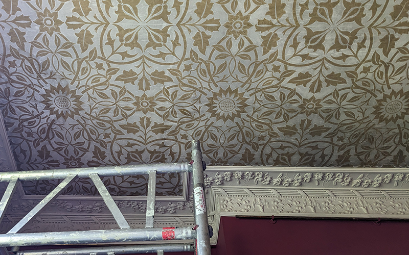 Newark Park W. Morris Wallpaper conservation